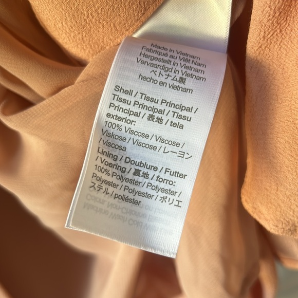 J.Crew Reimagined Dress, Button Dress, Women’s Size 4 Dress, Pink Peach J.Crew - Picture 11 of 12